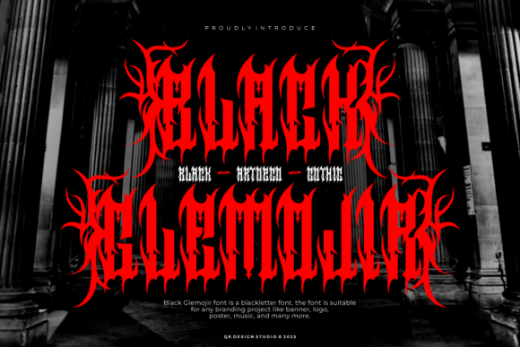 Black Glemojir: A Gothic Font with a Modern Edge