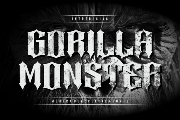 Gorilla Monster: A Typography Powerhouse for Bold Visuals