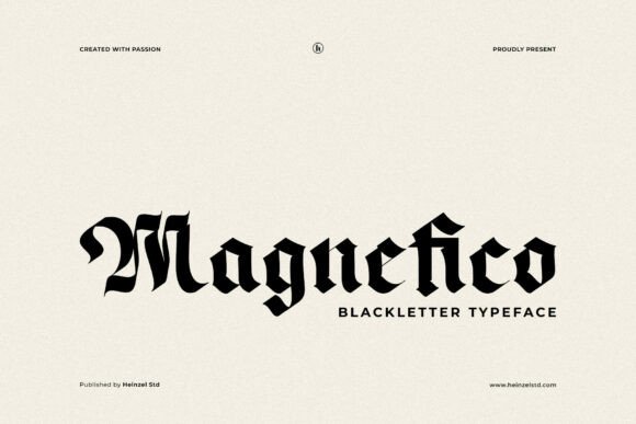 Magnefico: A Gothic Typeface for Bold Statements