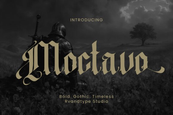 Moctavo: A Bold Fusion of Gothic Tradition and Modern Typography