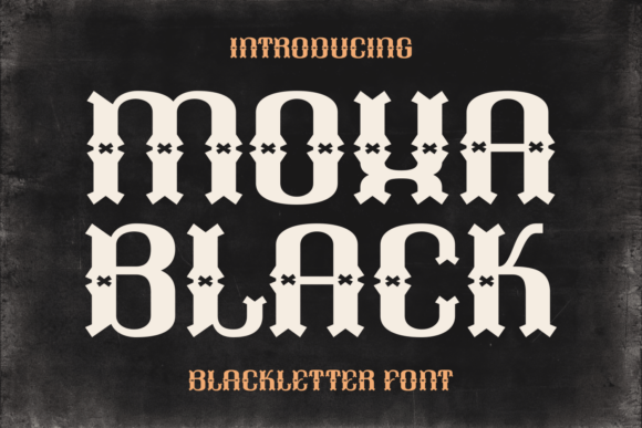 Moxa Black: A Timeless Font for Modern Creativity