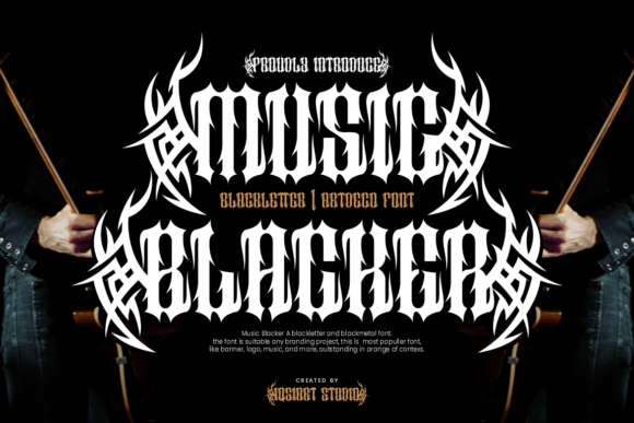 Music Blacker: A Font for the Bold and Unapologetic