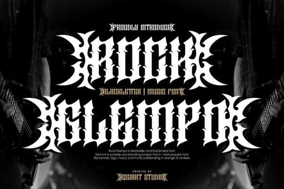 Rock Glempo: A Bold Font for Extreme Visual Statements