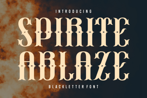 Spirite Ablaze: Bold Typography for Creative Impact