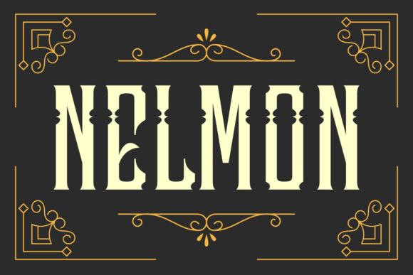 The Timeless Charm of Nelmon: A Bold Vintage Font for Modern Branding