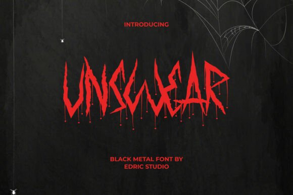 Unswear Font: A Bold Choice for Dark Design Projects